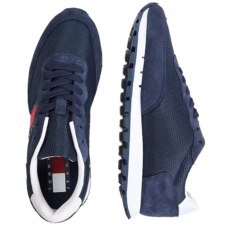 baskets à quartiers mélangés homme tommy jeans