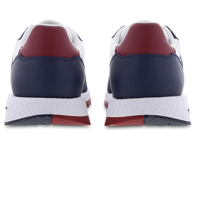 baskets multitextures crantées à drapeau homme tommy jeans