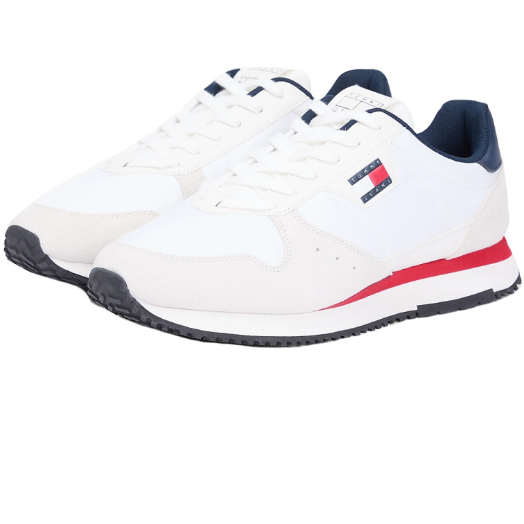 chaussure homme  tommy hilfiger tjm eva runner leather