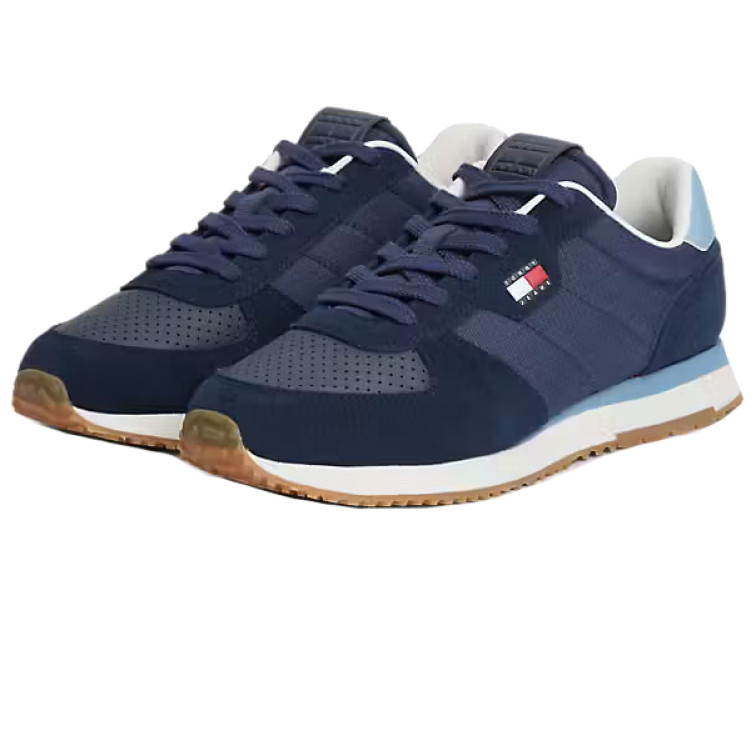 chaussure homme  tommy hilfiger tj runner flag mix