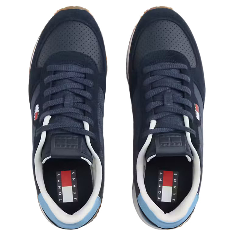 chaussure homme  tommy hilfiger tj runner flag mix