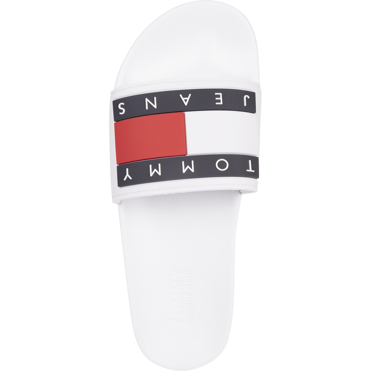 sandale femme  th tommy jeans flag pool slide