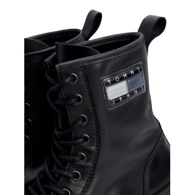 botte femme  th tjw foxing lace up leather boo