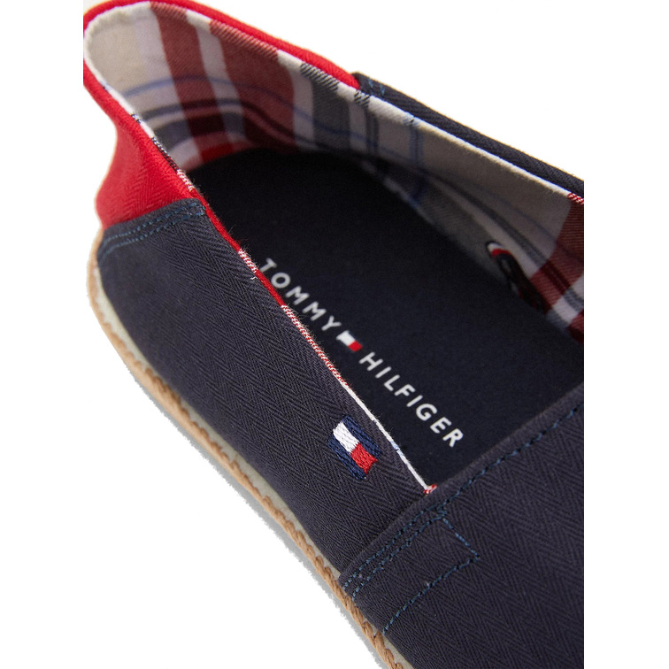 espadrilles à empiècement contrasté homme tommy hilfiger essential