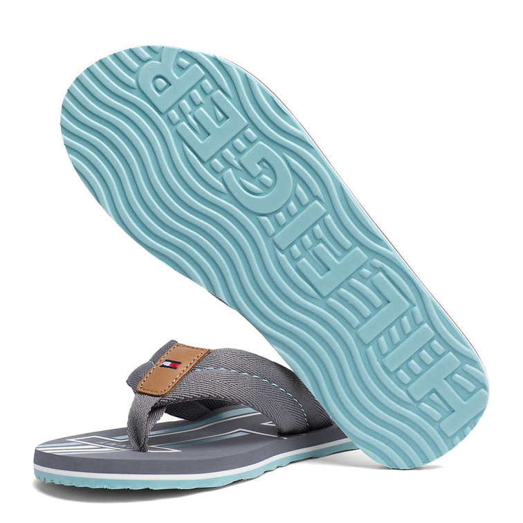 sandale homme  t.h.f. badge textile beach sandal
