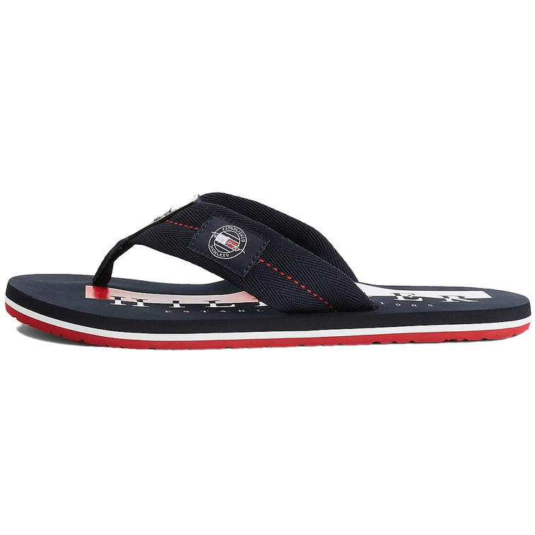 tongs à écusson homme tommy hilfiger