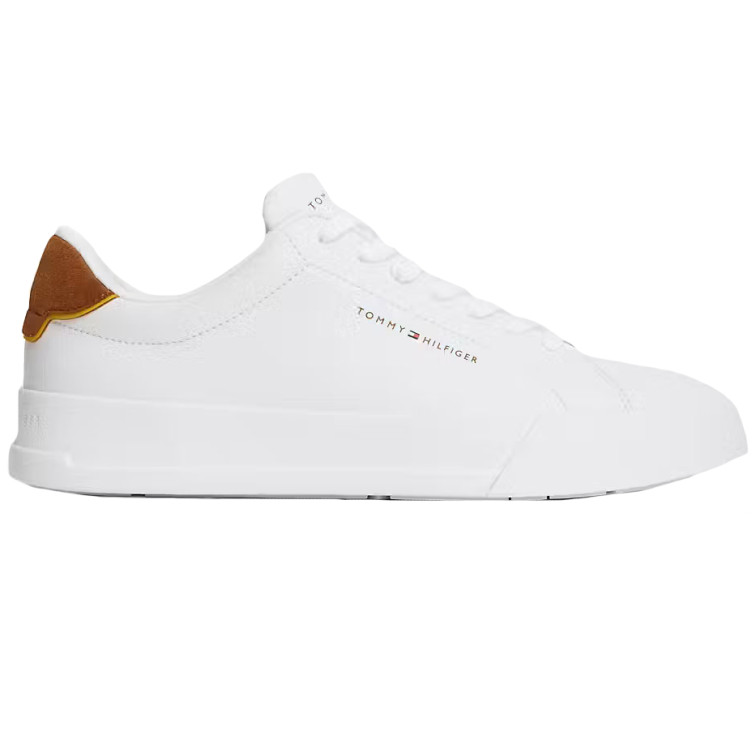 chaussure homme  tommy hilfiger th court lth detail ess