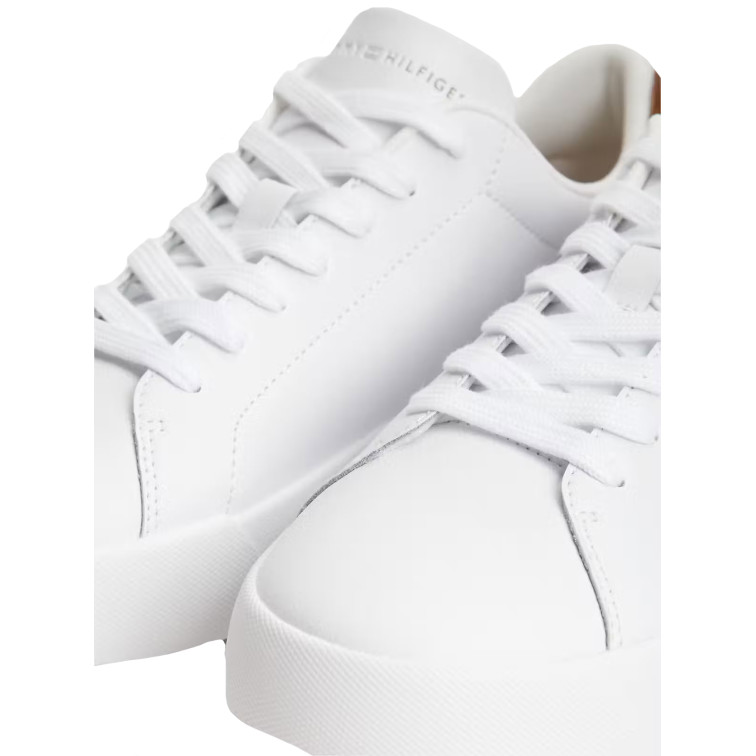 chaussure homme  tommy hilfiger th court lth detail ess