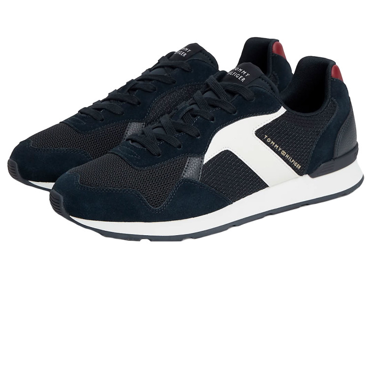 chaussure homme  tommy hilfiger t hilfiger core mix runner