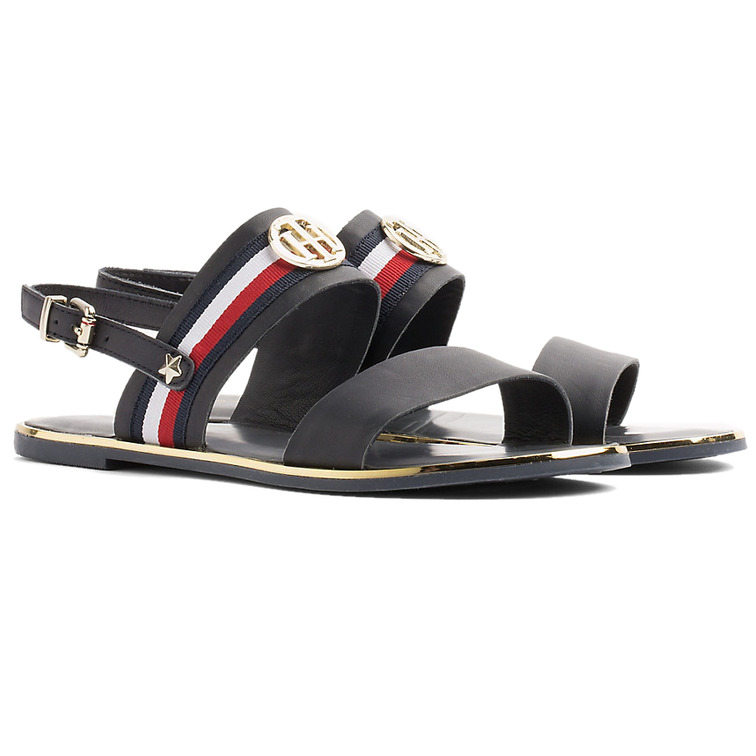 femme corporate ribbon flat sandal 403