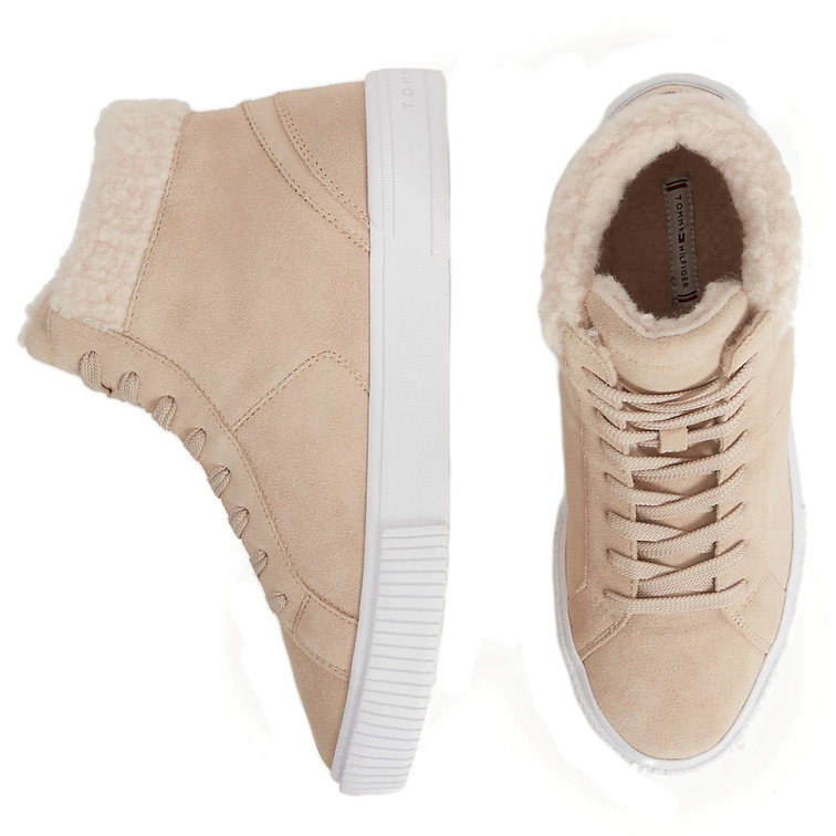 chaussure femme  th vulc suede sneaker hi