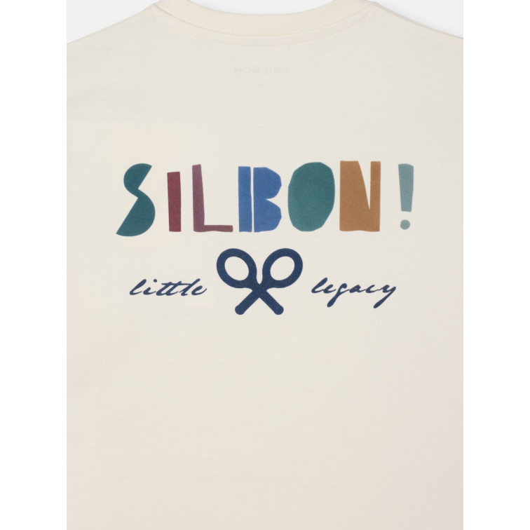 t-shirt garçon  silbon t-shirt kids silbon little le