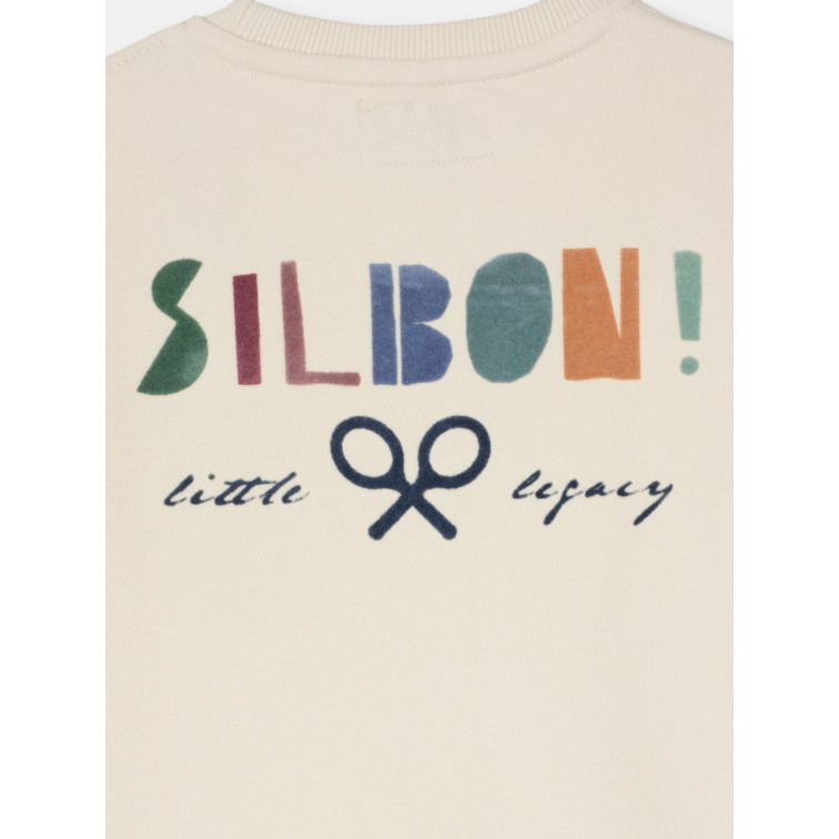 sweat-shirt garçon  silbon sweat-shirt kids little legacy