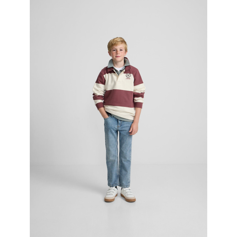 sweat-shirt garçon  silbon sweat-shirt kids cuello pôle raya
