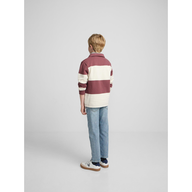 sweat-shirt garçon  silbon sweat-shirt kids cuello pôle raya