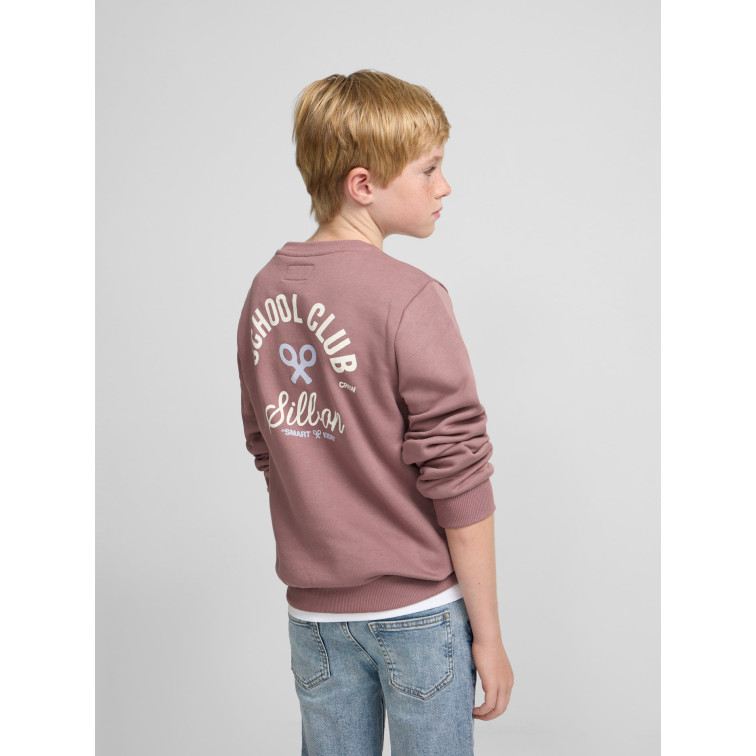 sweat-shirt garçon  silbon sweat-shirt kids school club