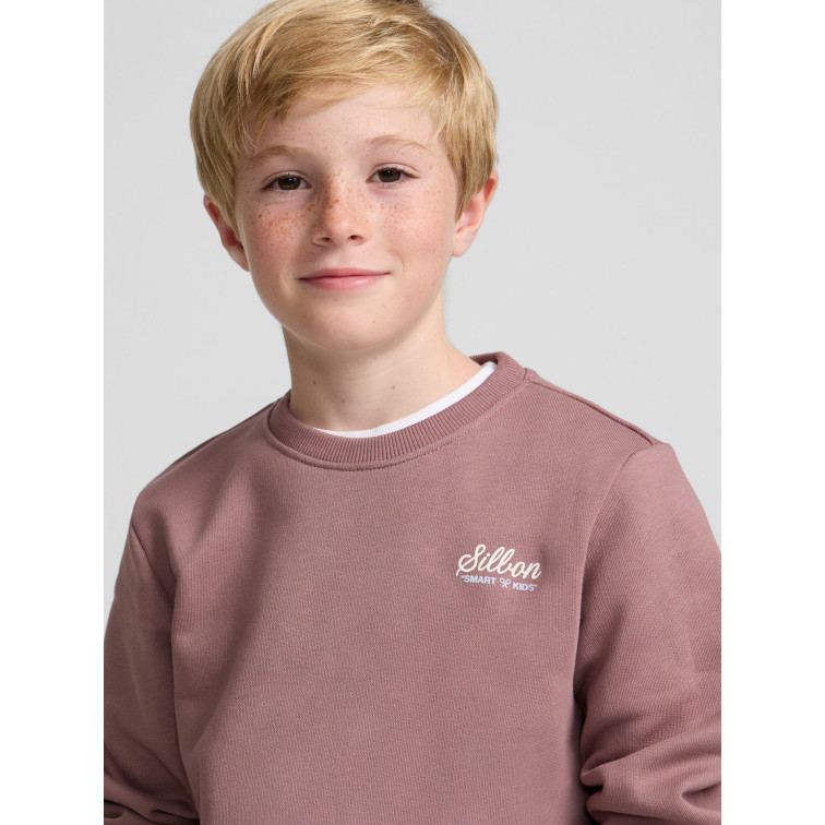 sweat-shirt garçon  silbon sweat-shirt kids school club