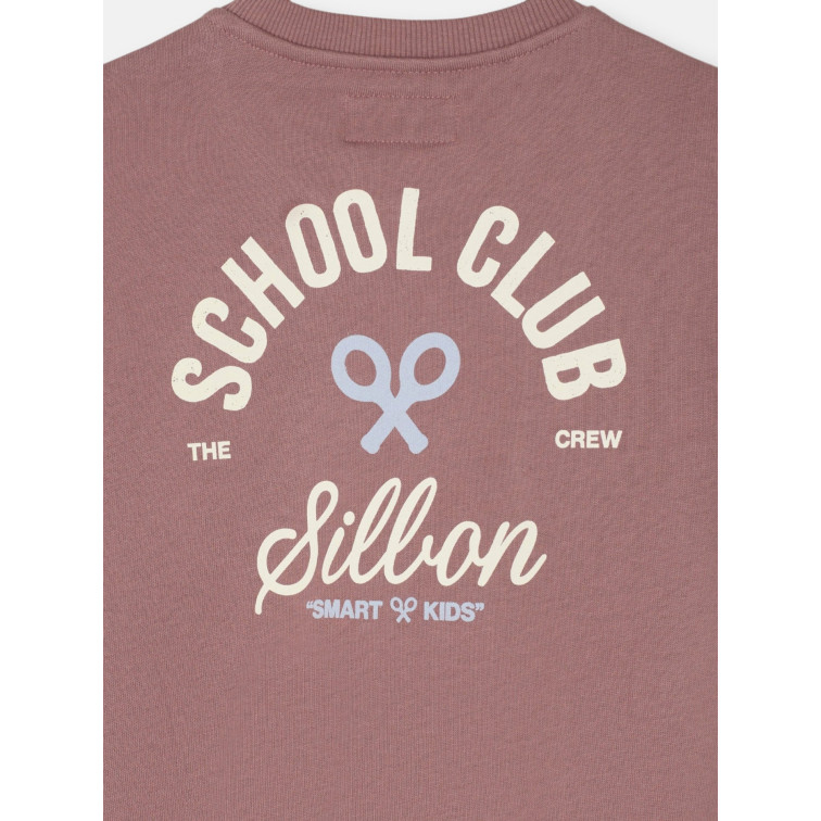 sweat-shirt garçon  silbon sweat-shirt kids school club