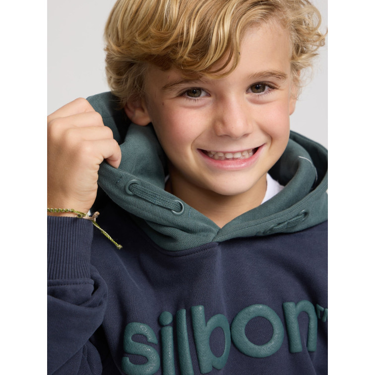 sweat-shirt garçon  silbon sweat-shirt kids deportiva capuch