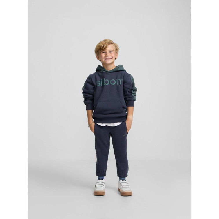 sweat-shirt garçon  silbon sweat-shirt kids deportiva capuch