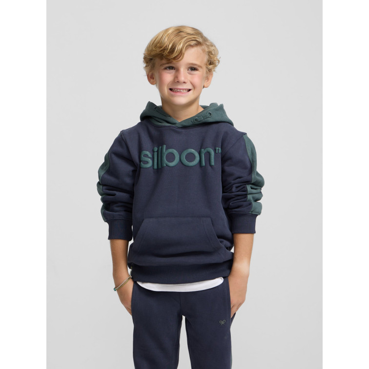 sweat-shirt garçon  silbon sweat-shirt kids deportiva capuch