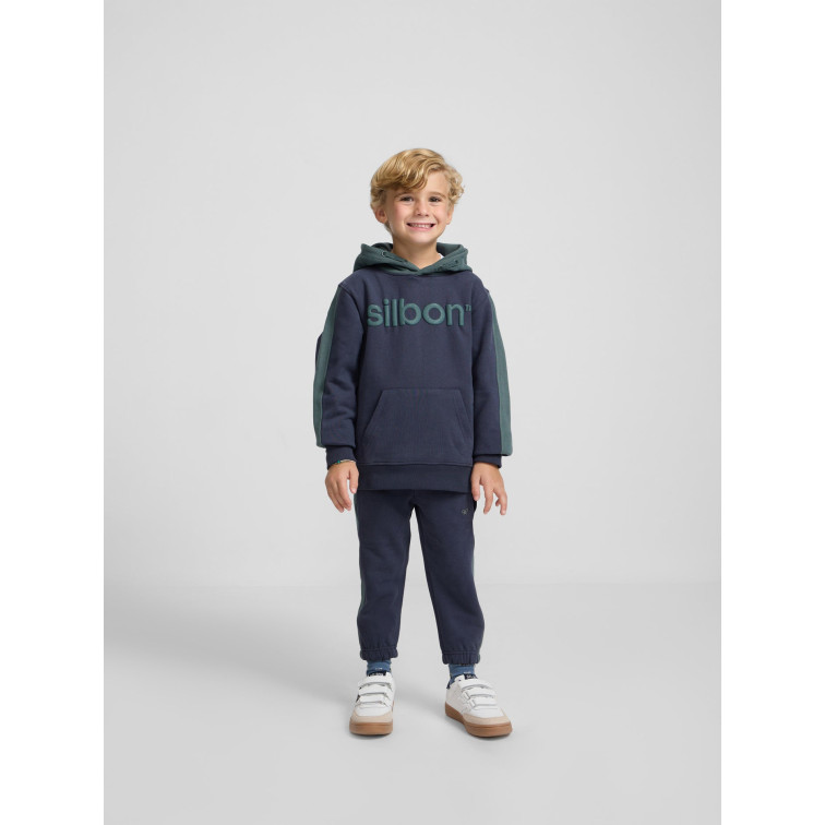 sweat-shirt garçon  silbon sweat-shirt kids deportiva capuch
