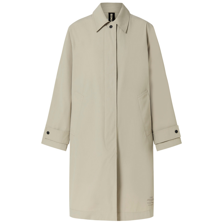 manteau long femme ecoalf ida