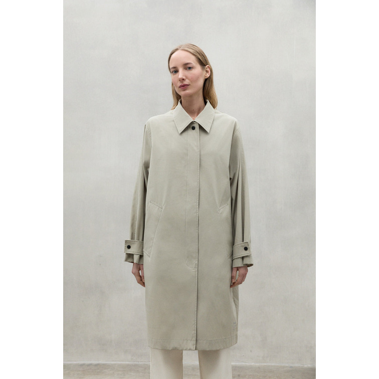 manteau long femme ecoalf ida