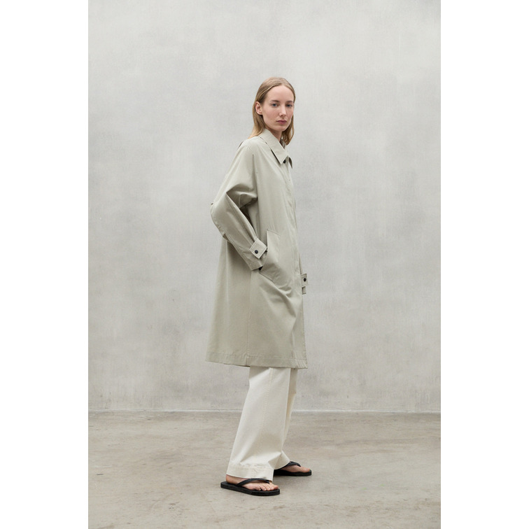 manteau long femme ecoalf ida