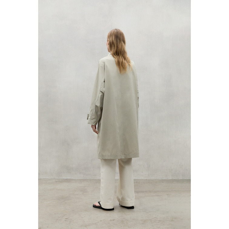 manteau long femme ecoalf ida