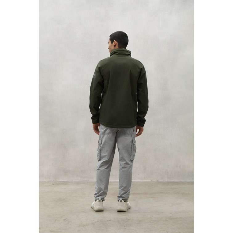 blouson avec capuche pliable homme ecoalf kilema