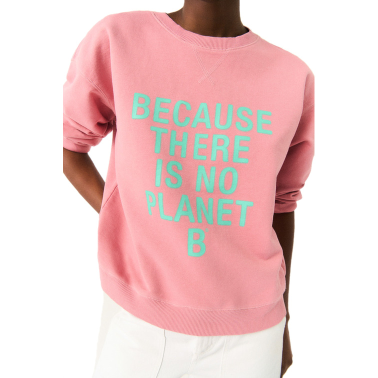 sweat-shirt femme  ecoalf new becausalf sweatshirt woman