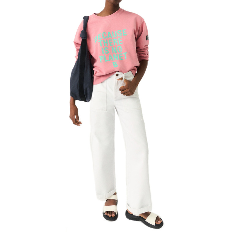 sweat-shirt femme  ecoalf new becausalf sweatshirt woman