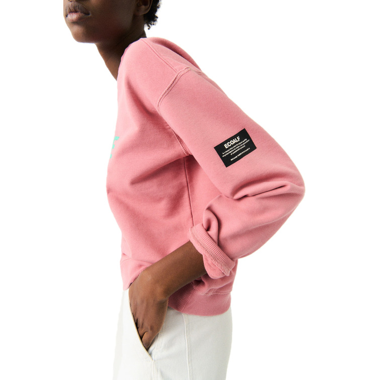 sweat-shirt femme  ecoalf new becausalf sweatshirt woman