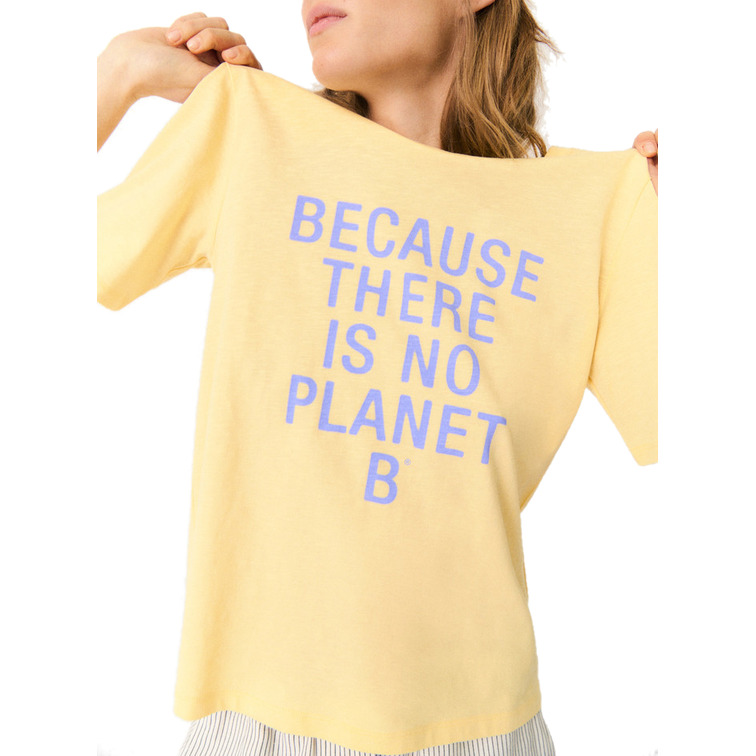 t-shirt femme  ecoalf ramialf t-shirt woman