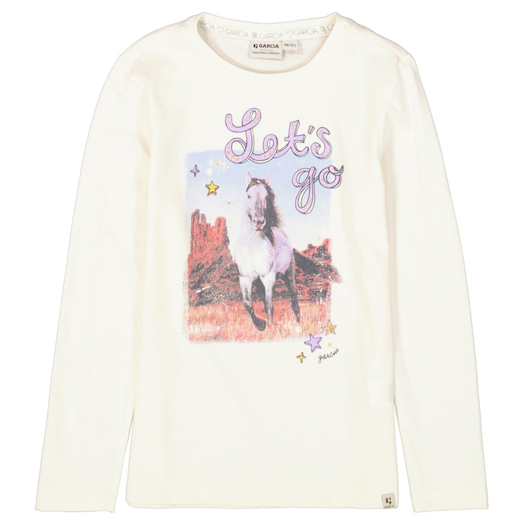 t-shirt fille  garcia jeans h54401_girls t-shirt ls
