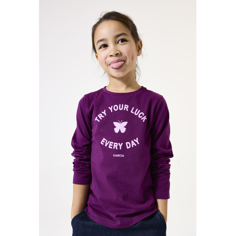 t-shirt fille  garcia jeans i54601_girls t-shirt ls