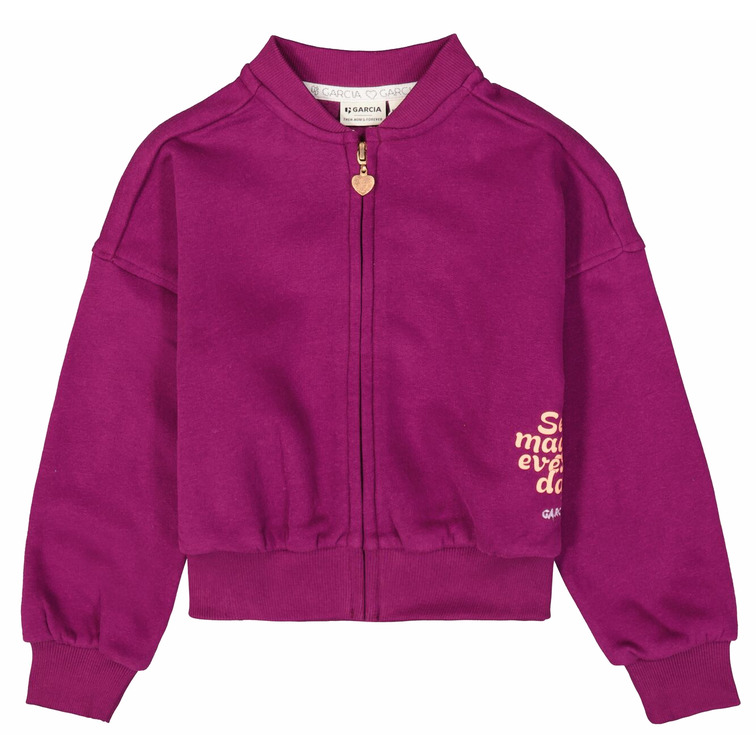 sweat-shirt fille  garcia jeans i54653_girls sweat cardigan