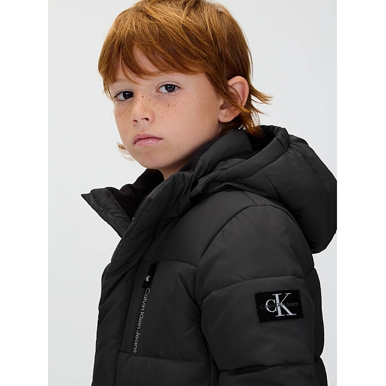 cazadora garçon  ck essential puffer jacket