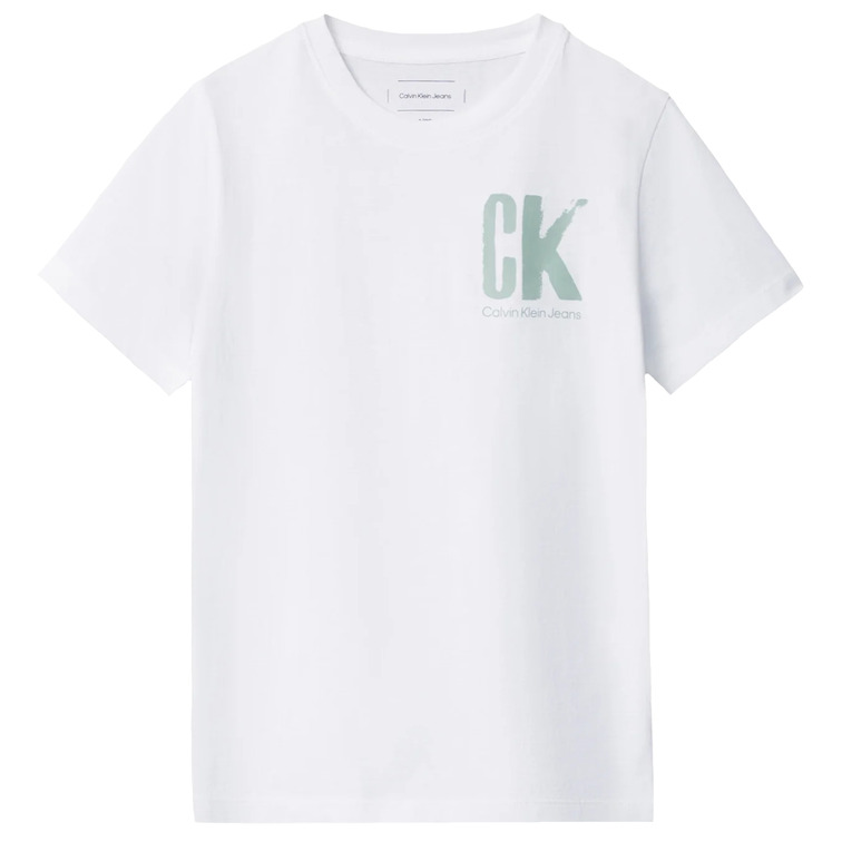 t-shirt garçon  calvin klein chest surf graphic t-shirt