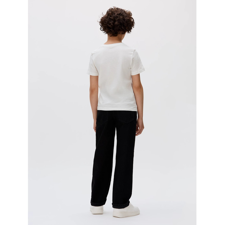 t-shirt garçon  calvin klein chest surf graphic t-shirt