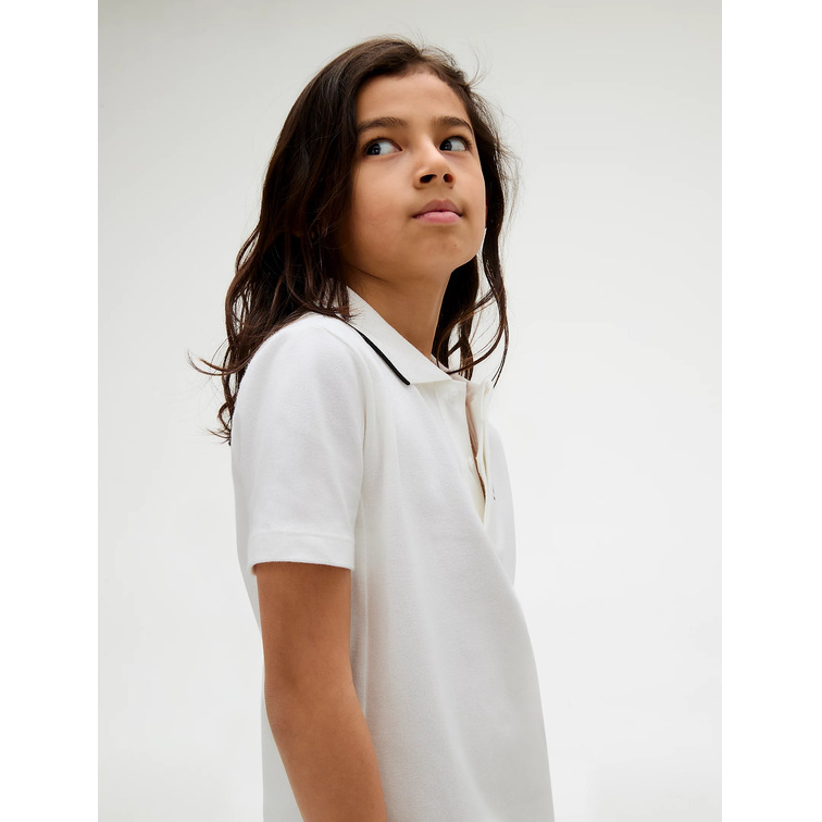 pôle garçon  calvin klein embro. ck logo pique pôle