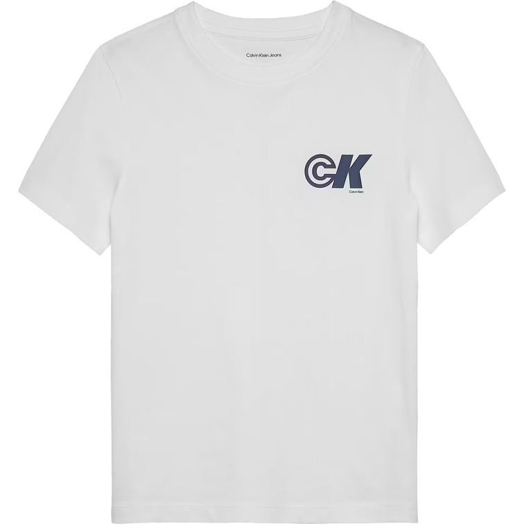 t-shirt garçon  calvin klein seasonal ck regular tee