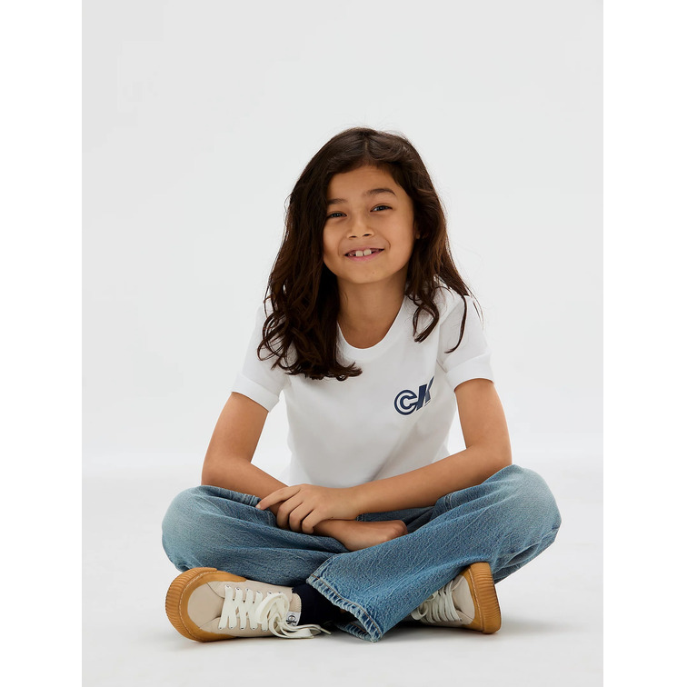 t-shirt garçon  calvin klein seasonal ck regular tee
