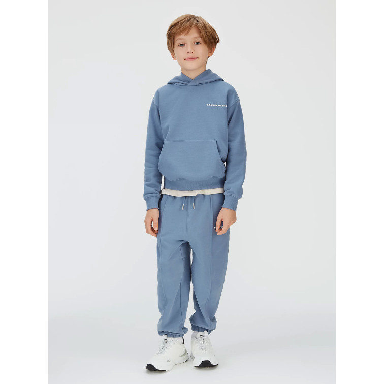 sweat-shirt garçon  calvin klein b relaxed back aw hoodie