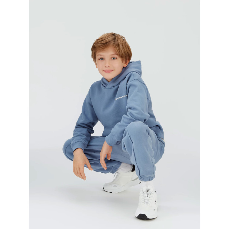 sweat-shirt garçon  calvin klein b relaxed back aw hoodie