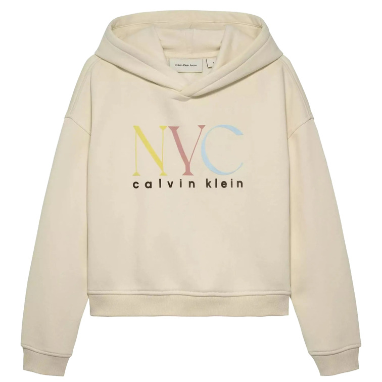 sweat-shirt fille  calvin klein nyc graphic fleece hoodie