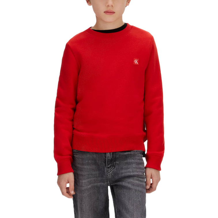 sweat-shirt   calvin klein u singe mini badge reg cn