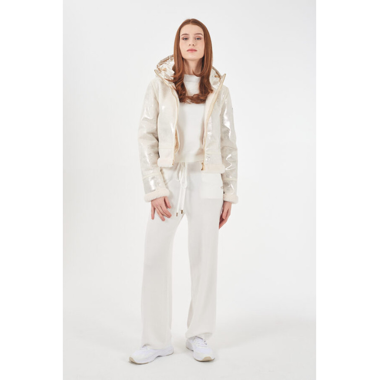 manteau femme  yes zee gubbino donna laminato con cap