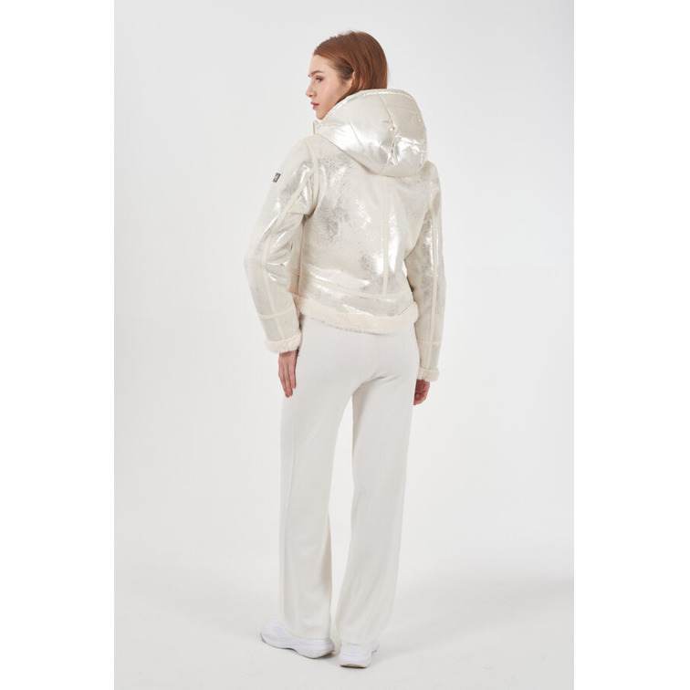 manteau femme  yes zee gubbino donna laminato con cap